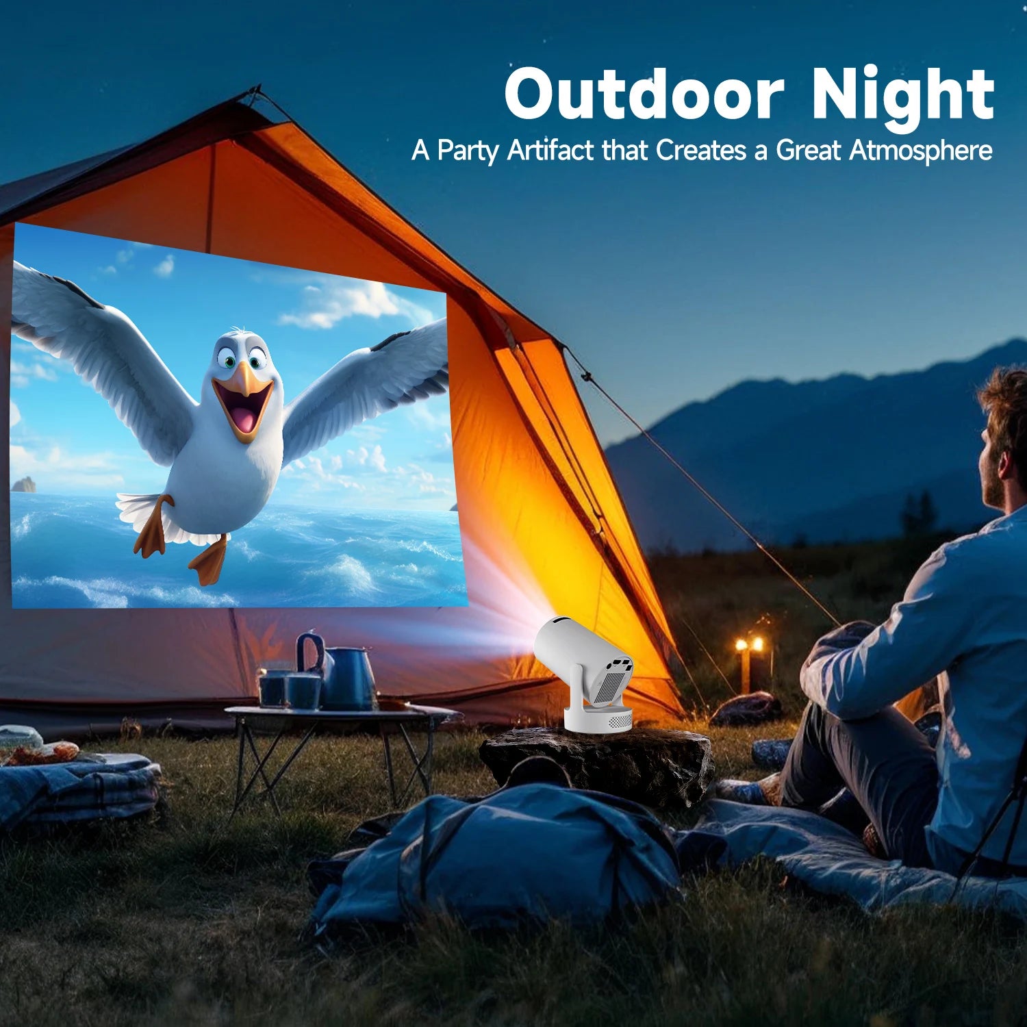 Cinematic Projector Portable Home Theater™