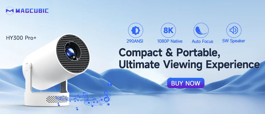 Cinematic Projector Portable Home Theater™