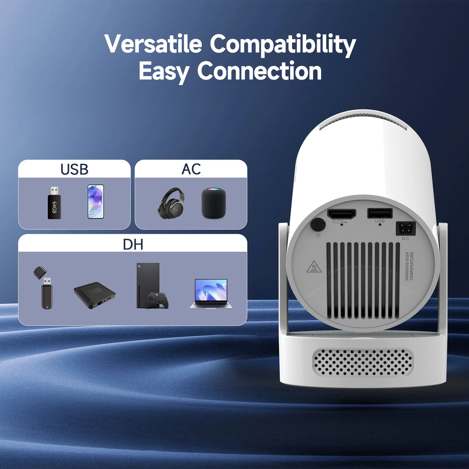 Cinematic Projector Portable Home Theater™